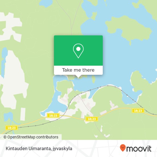 Kintauden Uimaranta map