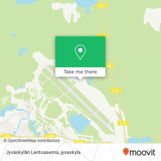 Jyväskylän Lentoasema map