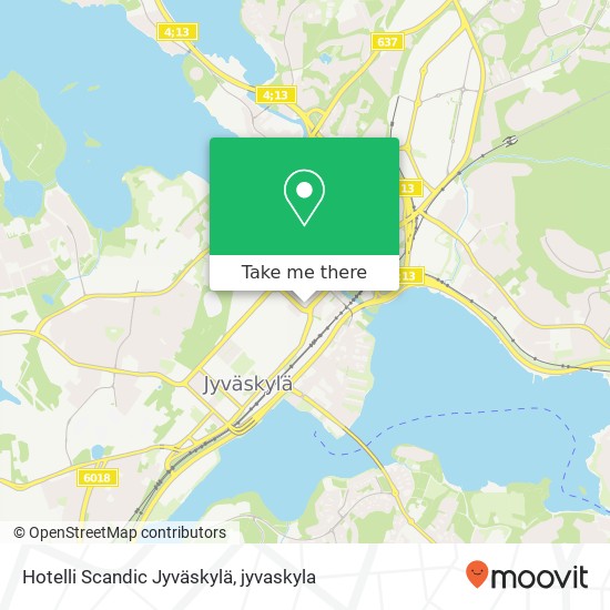 Hotelli Scandic Jyväskylä map