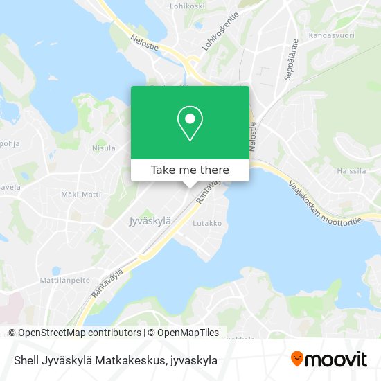 Shell Jyväskylä Matkakeskus map