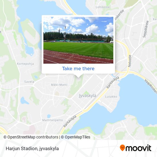 Harjun Stadion map