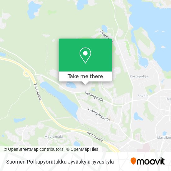 Suomen Polkupyörätukku Jyväskylä map