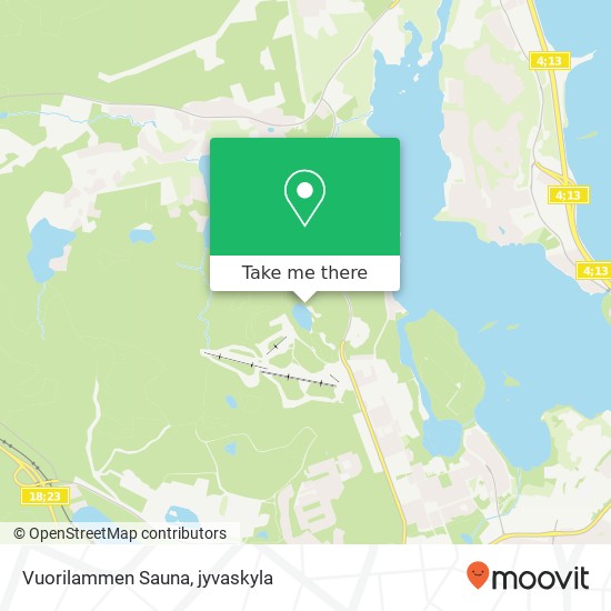 Vuorilammen Sauna map