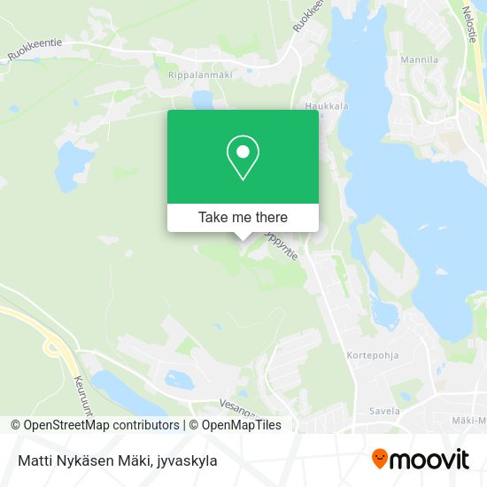 Matti Nykäsen Mäki map