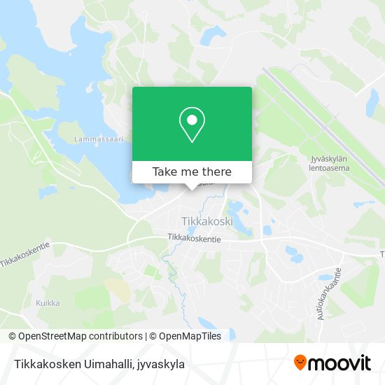 Tikkakosken Uimahalli map
