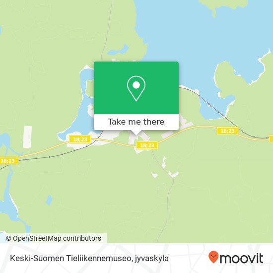 Keski-Suomen Tieliikennemuseo map