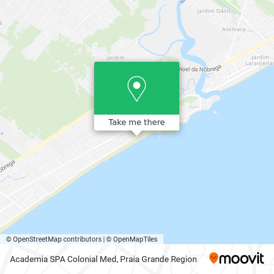 Academia SPA Colonial Med map
