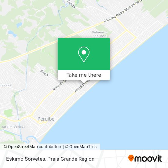 Eskimó Sorvetes map