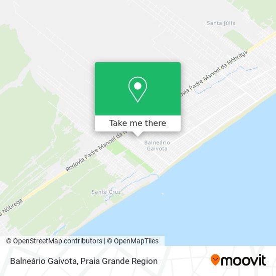 Balneário Gaivota map