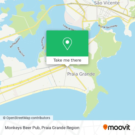 Monkeys Beer Pub map