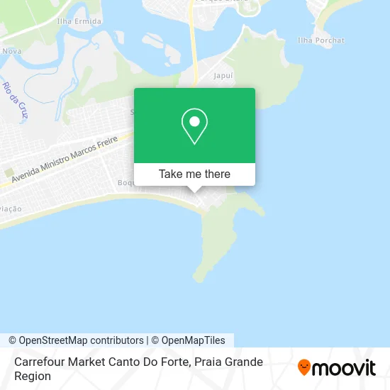 Carrefour Market Canto Do Forte map