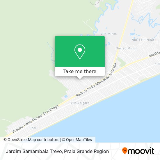 Mapa Jardim Samambaia Trevo