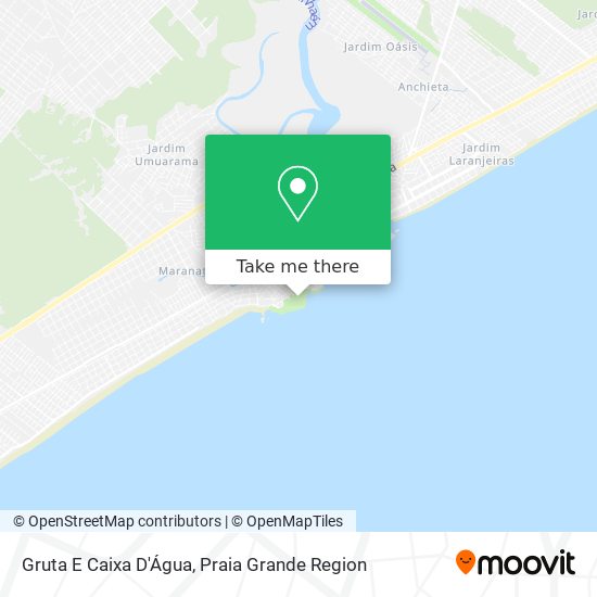 Gruta E Caixa D'Água map
