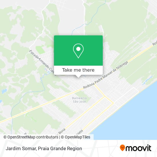 Jardim Somar map