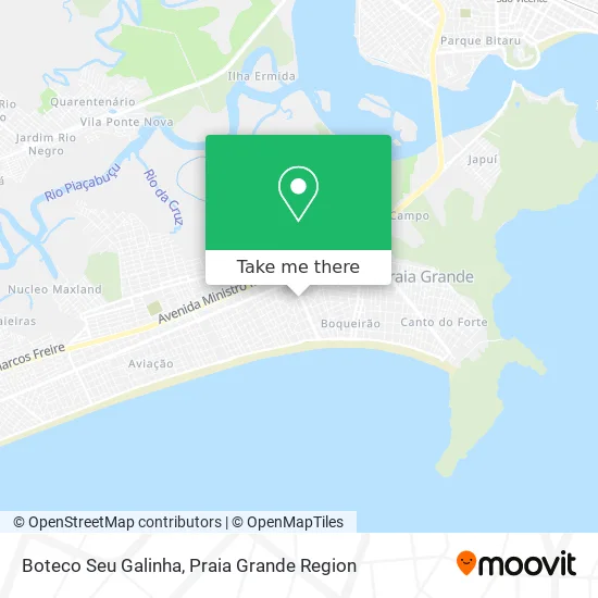 Boteco Seu Galinha map