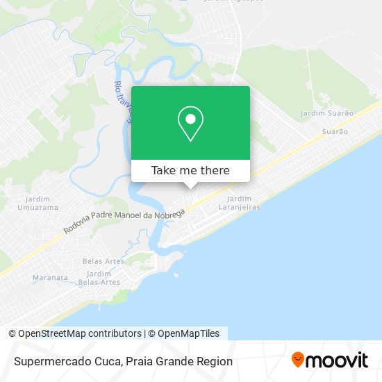Supermercado Cuca map