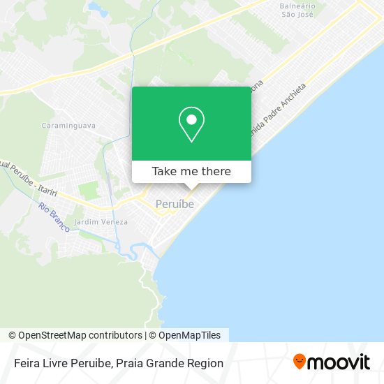 Feira Livre Peruibe map