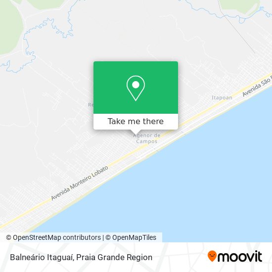 Balneário Itaguaí map
