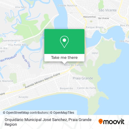 Orquidário Municipal José Sanchez map