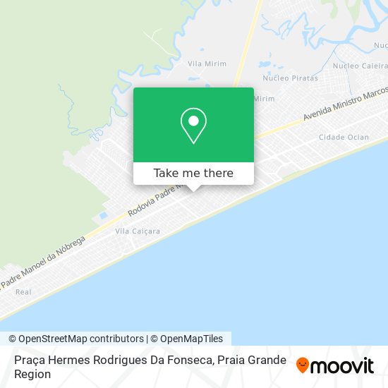 Mapa Praça Hermes Rodrigues Da Fonseca