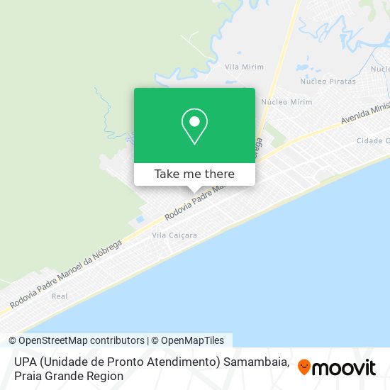 UPA (Unidade de Pronto Atendimento) Samambaia map