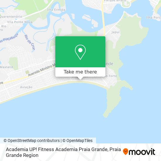 Academia UP! Fitness Academia Praia Grande map