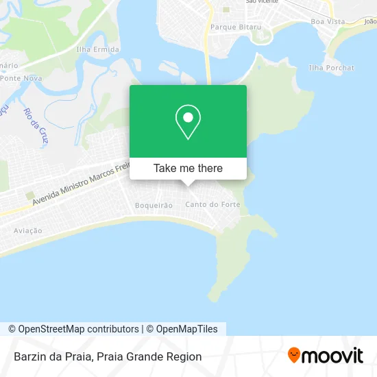Barzin da Praia map