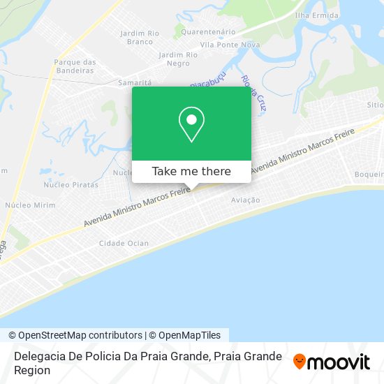 Mapa Delegacia De Policia Da Praia Grande