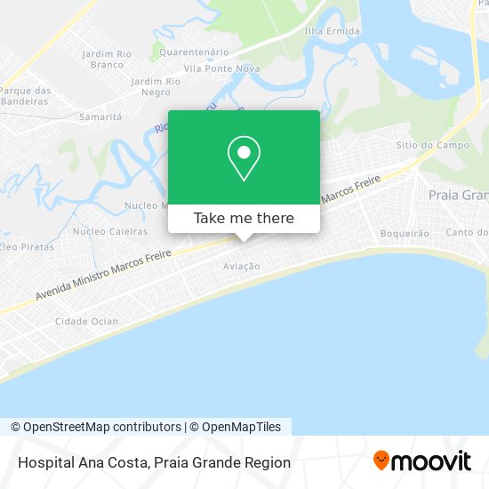 Hospital Ana Costa map