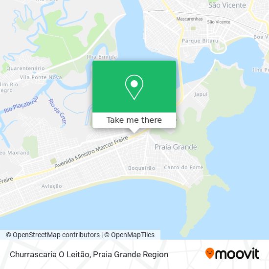 Churrascaria O Leitão map