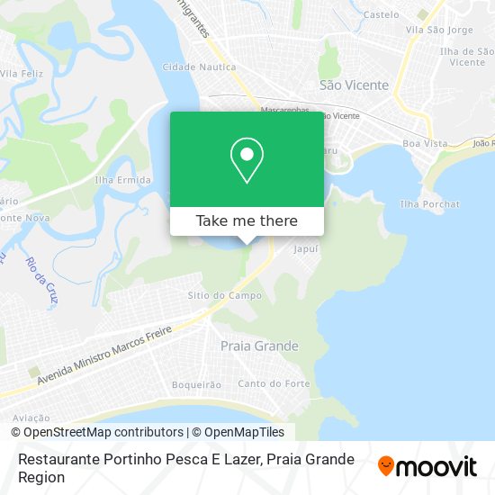 Restaurante Portinho Pesca E Lazer map
