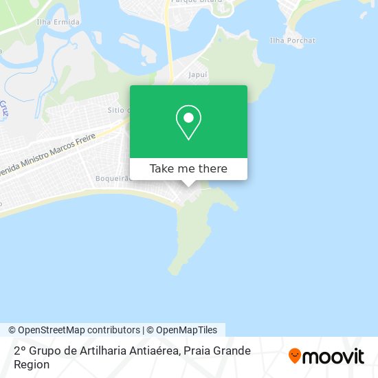 2º Grupo de Artilharia Antiaérea map