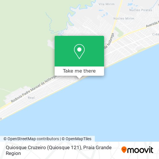 Quiosque Cruzeiro (Quiosque 121) map