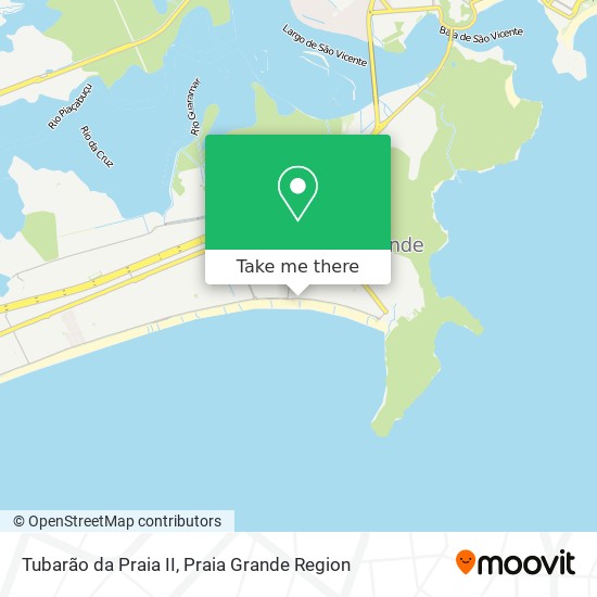 Mapa Tubarão da Praia II