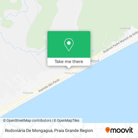 Rodoviária De Mongaguá map