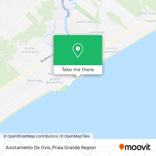 Avistamento De Ovni map