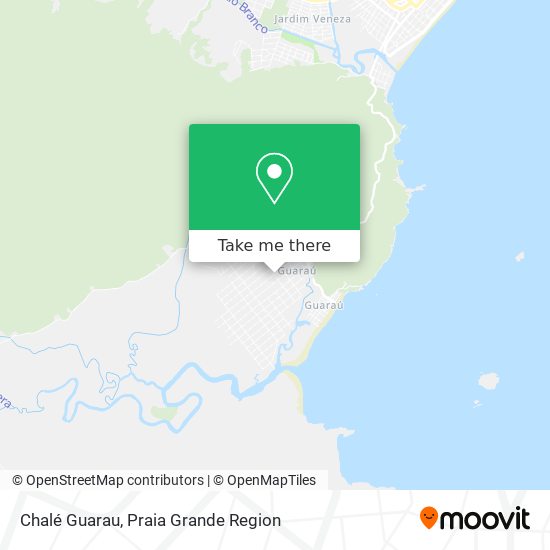 Chalé Guarau map