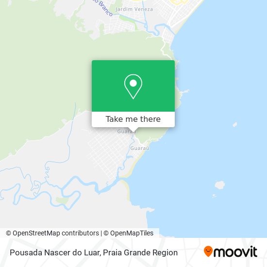 Pousada Nascer do Luar map