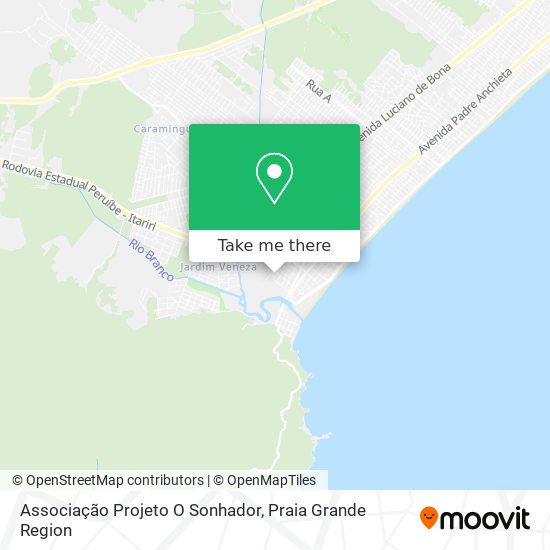 Associação Projeto O Sonhador map