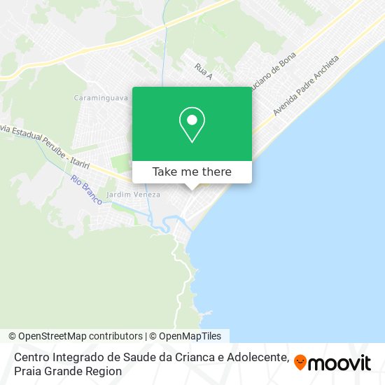Centro Integrado de Saude da Crianca e Adolecente map