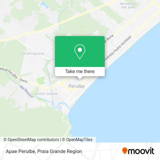 Apae Peruíbe map