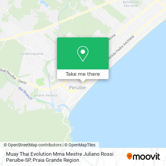 Muay Thai Evolution Mma Mestre Juliano Rossi Peruíbe-SP map