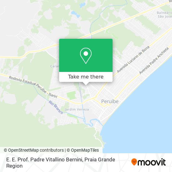 E. E. Prof. Padre Vitallino Bernini map