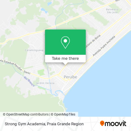 Strong Gym Academia map