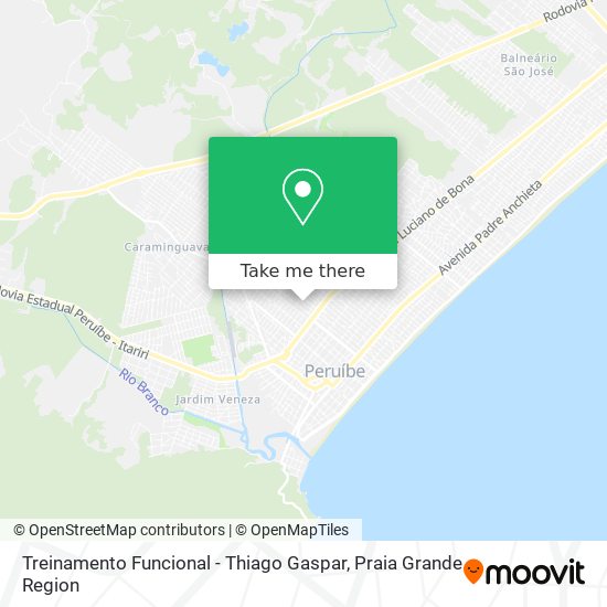 Treinamento Funcional - Thiago Gaspar map