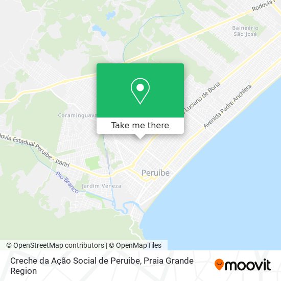 Creche da Ação Social de Peruibe map