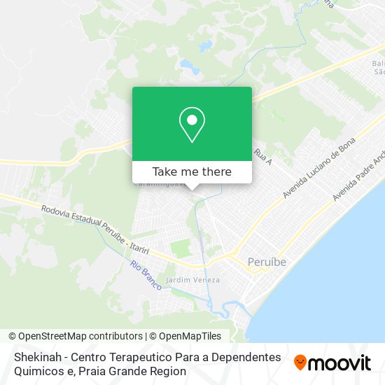 Shekinah - Centro Terapeutico Para a Dependentes Quimicos e map