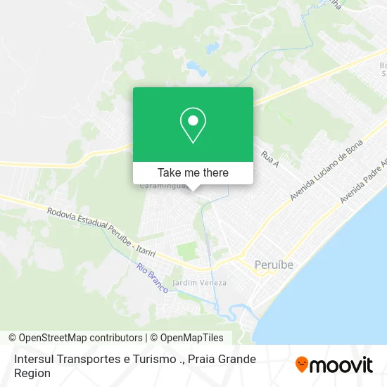 Intersul Transportes e Turismo . map