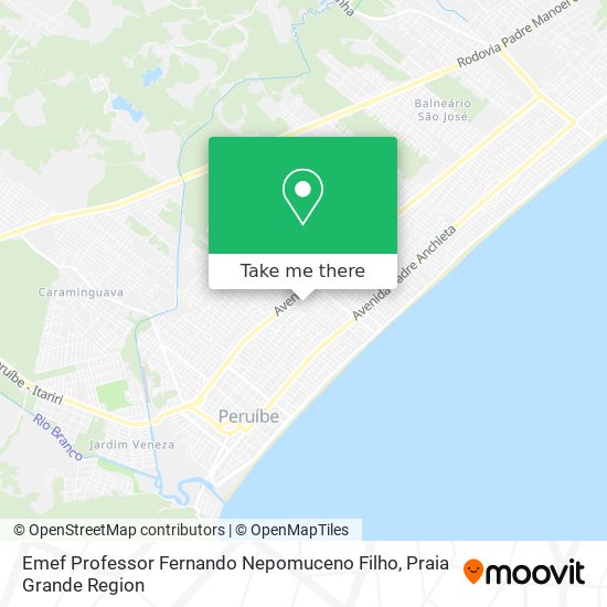 Emef Professor Fernando Nepomuceno Filho map