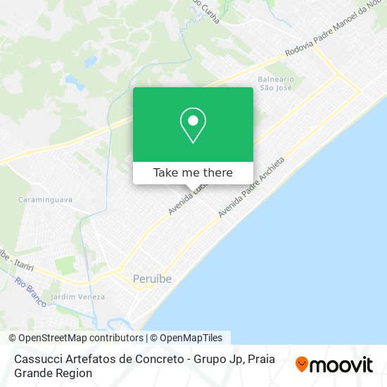 Cassucci Artefatos de Concreto - Grupo Jp map